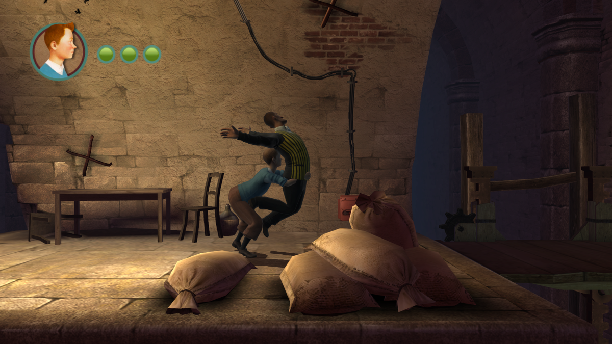 Adventures of Tintin: The Game screenshot 2 for Nintendo 3DS